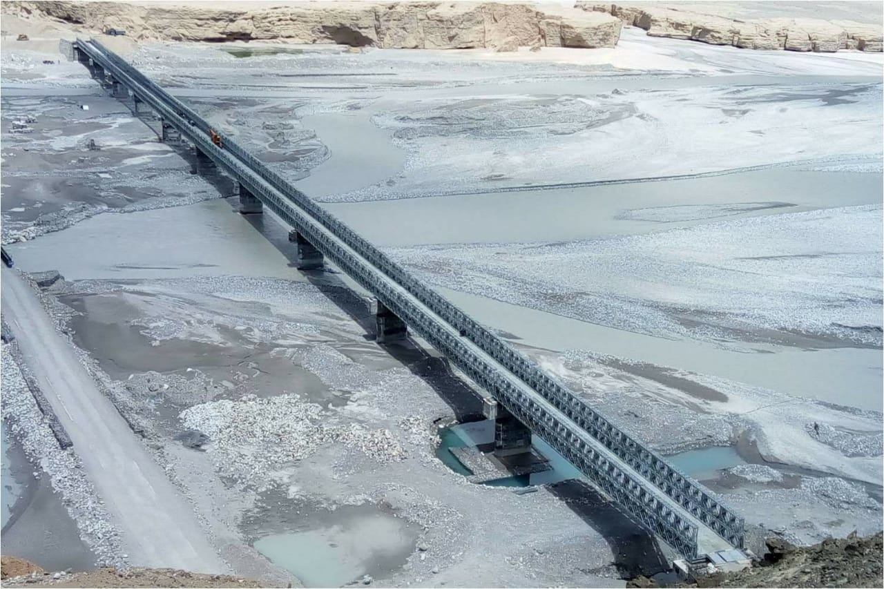 Bridge connecting Eastern Ladakh dedicated to nation